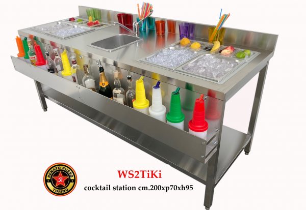 Cocktails stations con doppia postazione