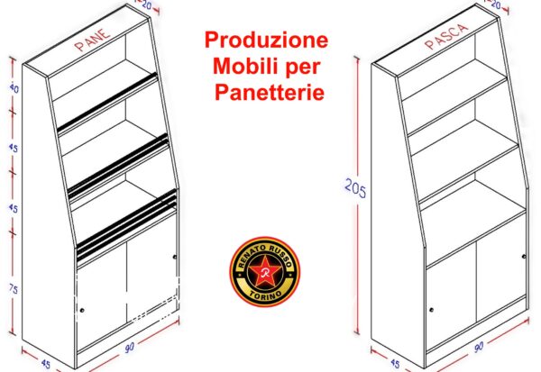 scaffali per panetterie Torino